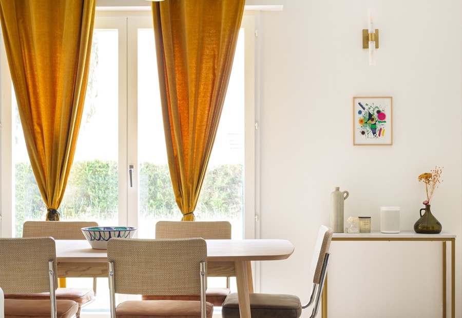 Rafraîchissement intérieur — salle à manger, peinture, sols